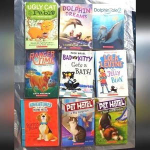 :* 9 Children Animal star character bad kitty ranger in time Pet Hotel Books